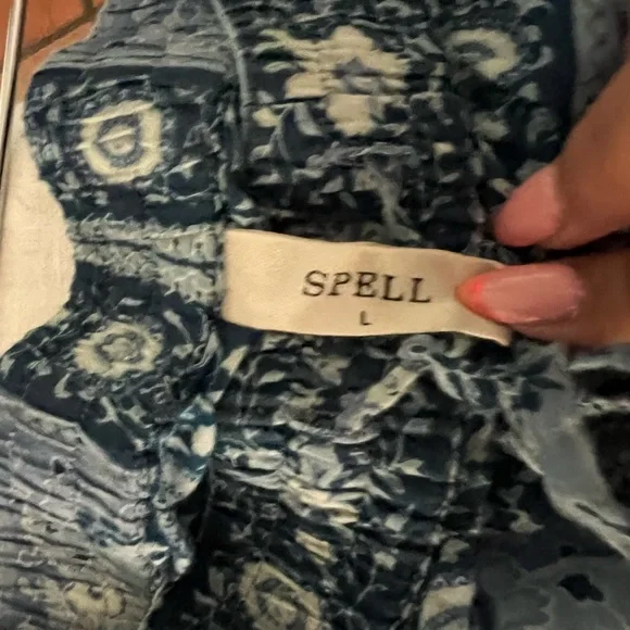 Spell Navy Floral Pants - Picture 3 of 3